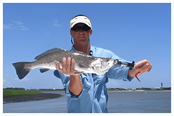 A man holding a fish in his hands.